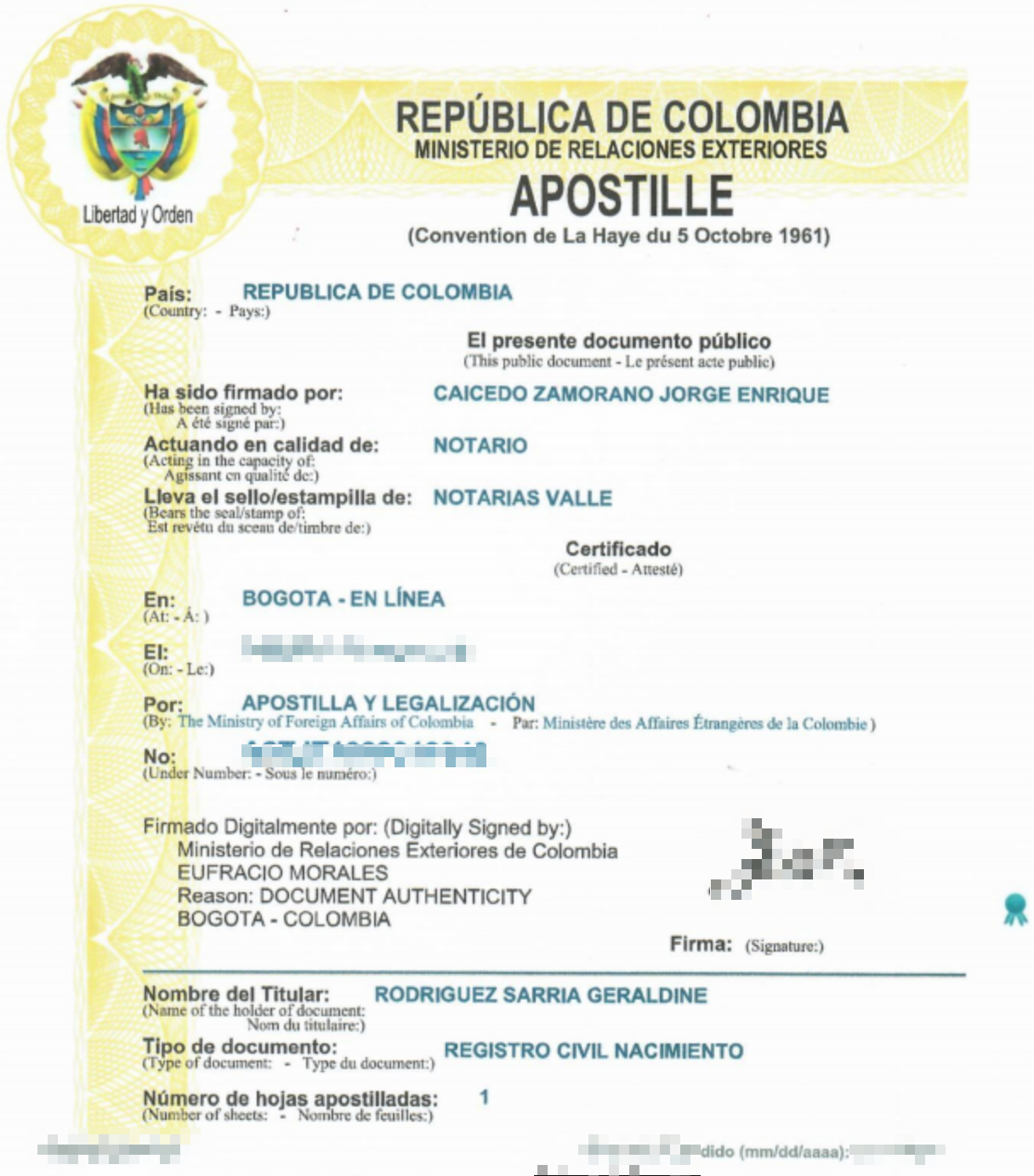 哥伦比亚海牙认证的办理机构有哪些