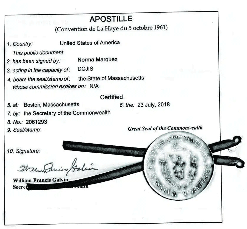 马萨诸塞州海牙认证_apostille认证