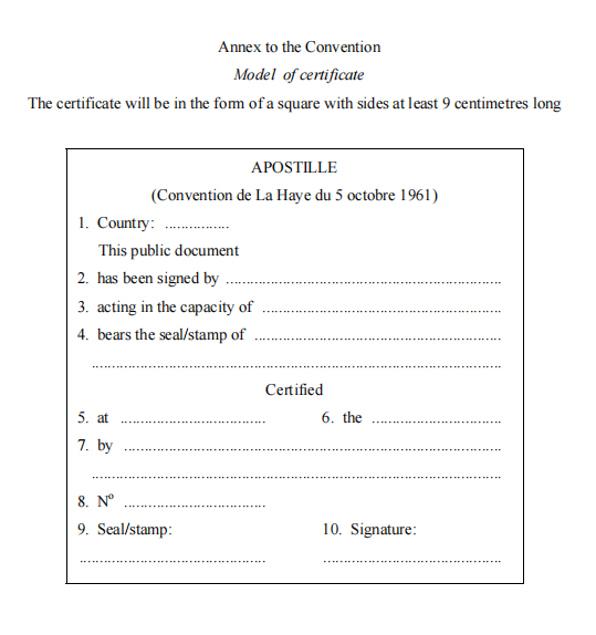 各国海牙认证规则